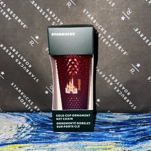 Starbucks Disneyland Red Keychain